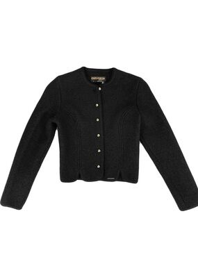 GEIGER Women's Vintage Boiled Wool Jacket in Black